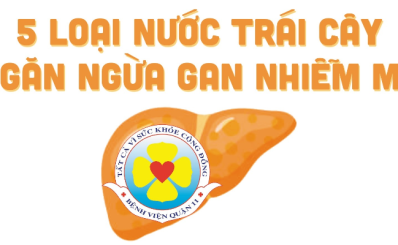 5 loại nước trái cây ngăn ngừa gan nhiễm mỡ